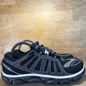 Brooks PureFlow 2 REFLECTIVE Womens Size 9.5 (D) Running Shoes Sneakers Black